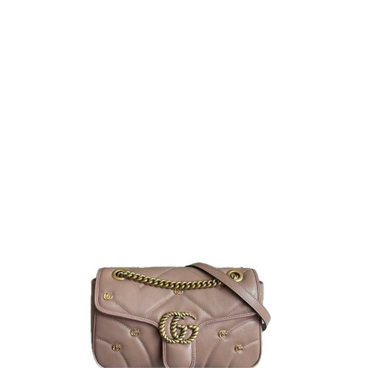 Marmont GG Shoulder Bag RoseBrown New