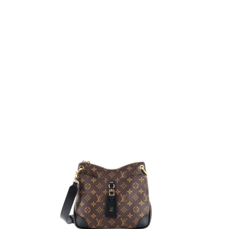 Odeon Monogram Shoulder Bag Brown/Black