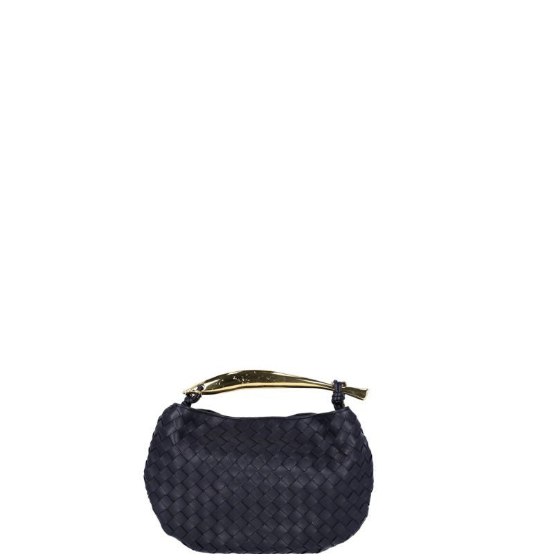 Sardine Hobo Top Handle Bag Black