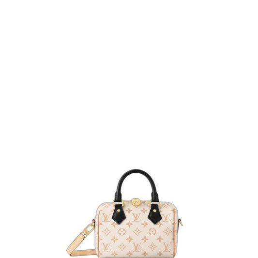 Speedy Monogram Bandouliere 20 White/Beige New