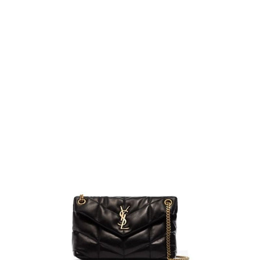 Loulou Puffer Shoulder Bag  Black