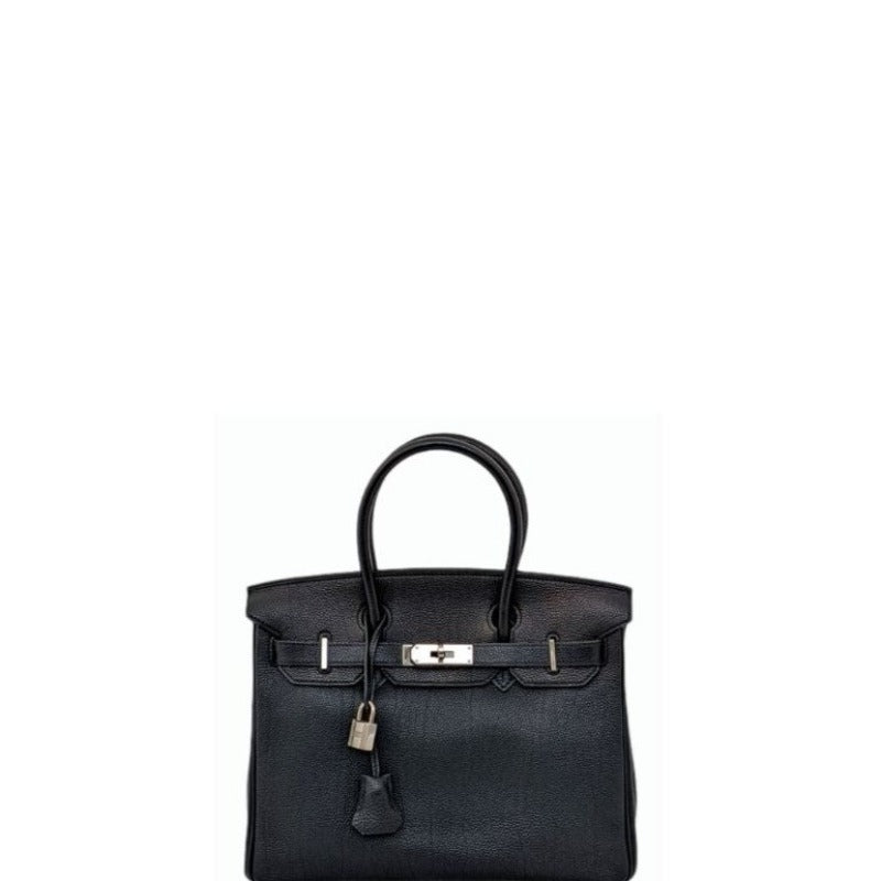 Birkin Bag Black/Silver