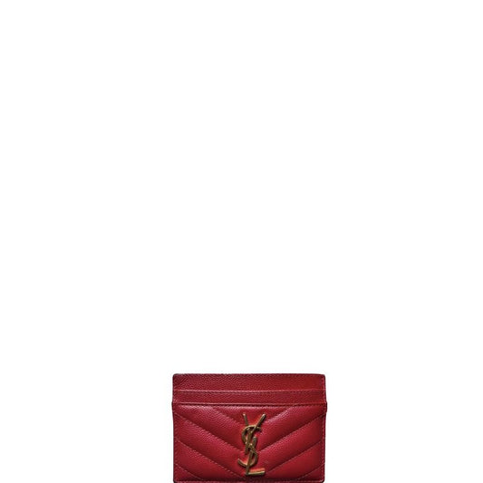 Cassandre Card Holder Dark Red New