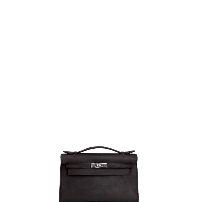 Kelly Pochette Handbag With Chain Black