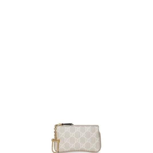 Ophidia key case charm beige new