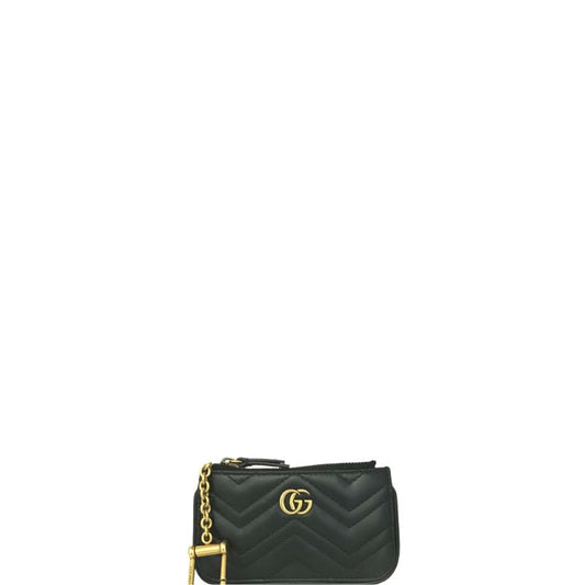 Marmont GG key case charm black new