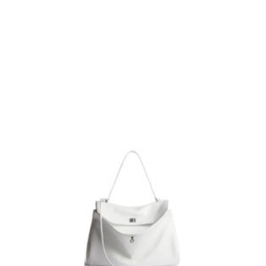 Rodeo Medium White/Silver hardware New
