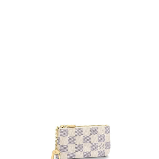 Damier key case charm new