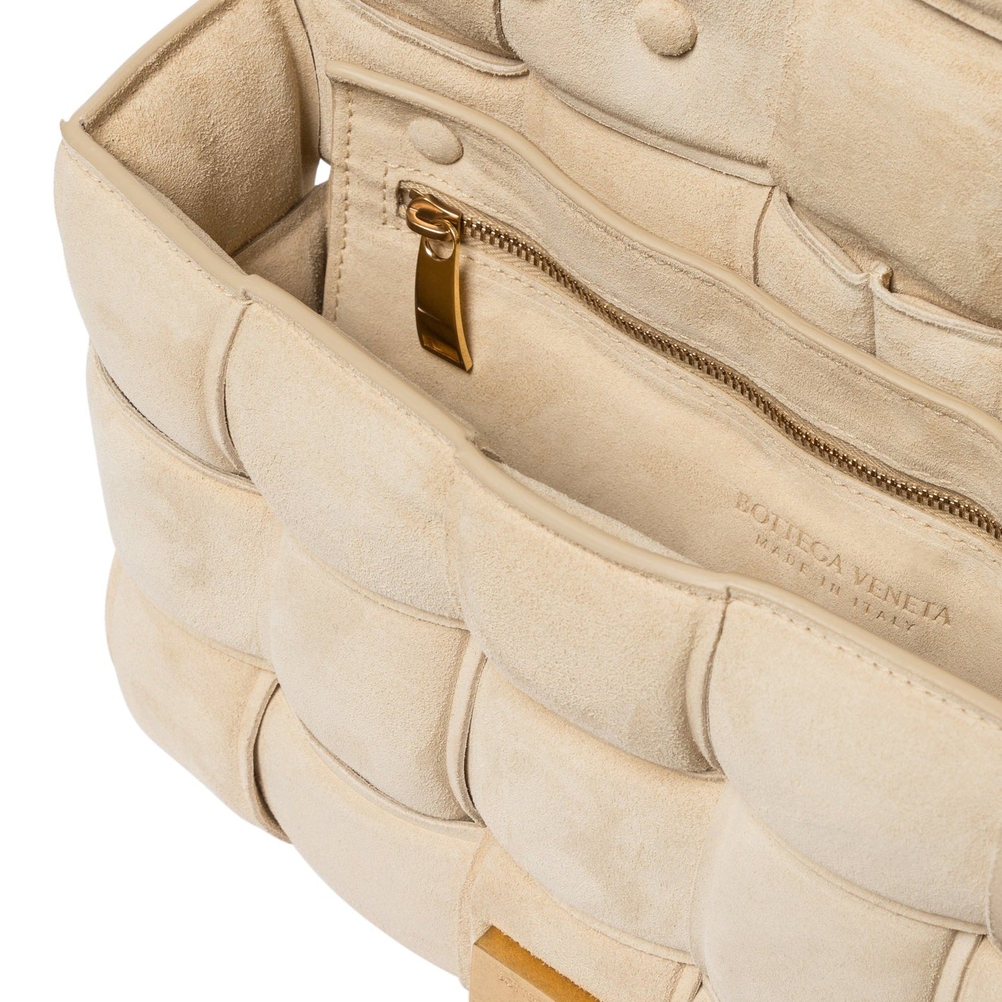 Suede Shoulder Bag Beige