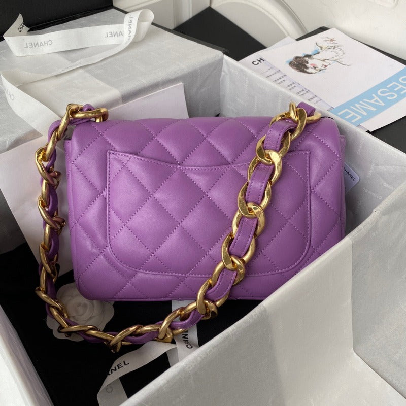 Flap Bag Lilac New Collection