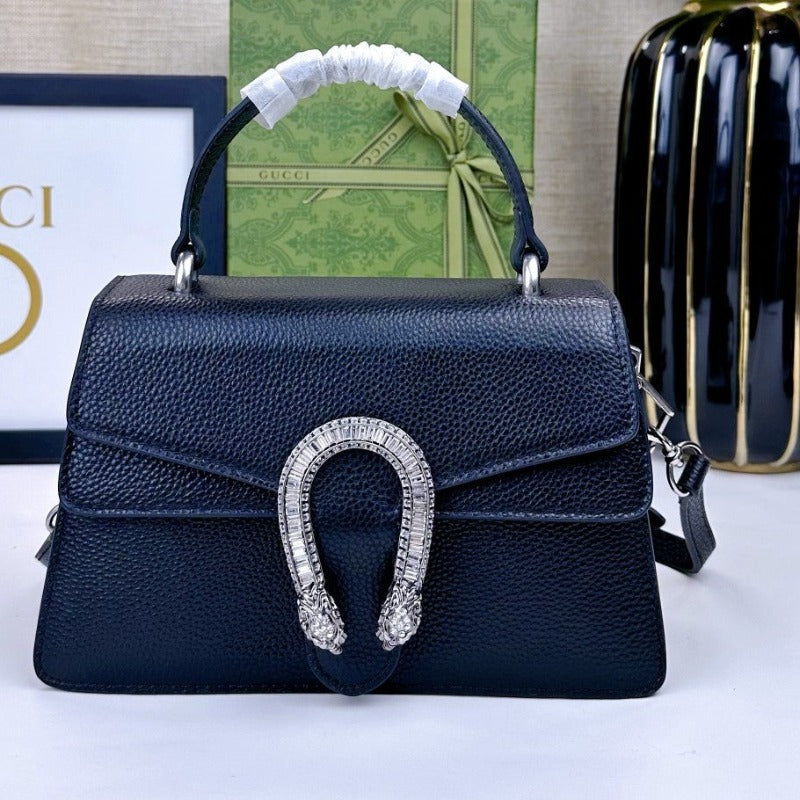 Dionysus Top Handle Bag Black