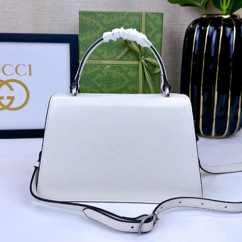 Dionysus Top Handle Bag White