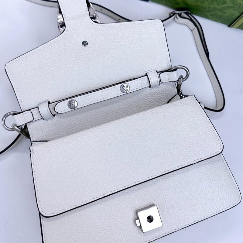 Dionysus Top Handle Bag White