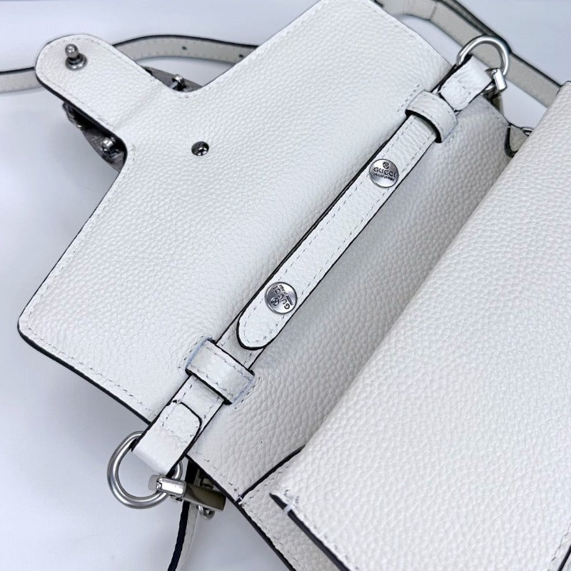 Dionysus Top Handle Bag White