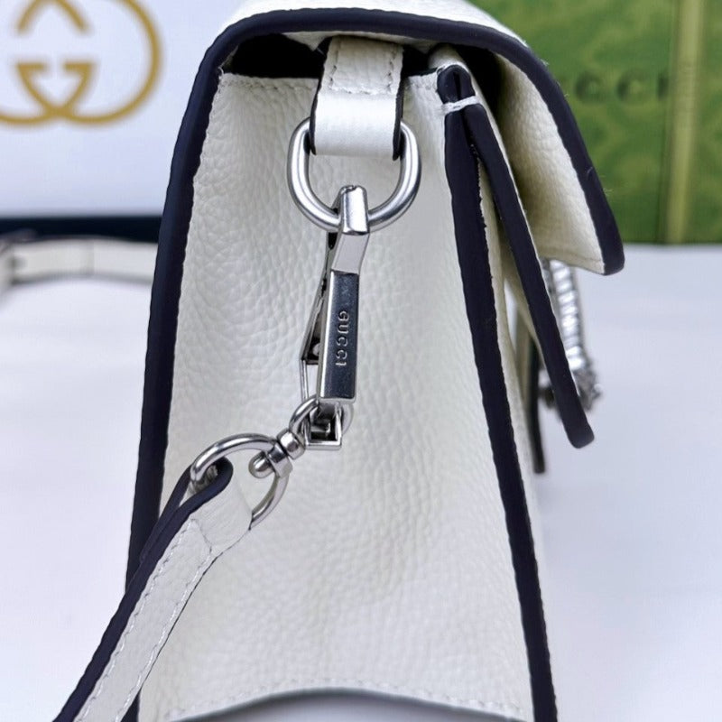 Dionysus Top Handle Bag White