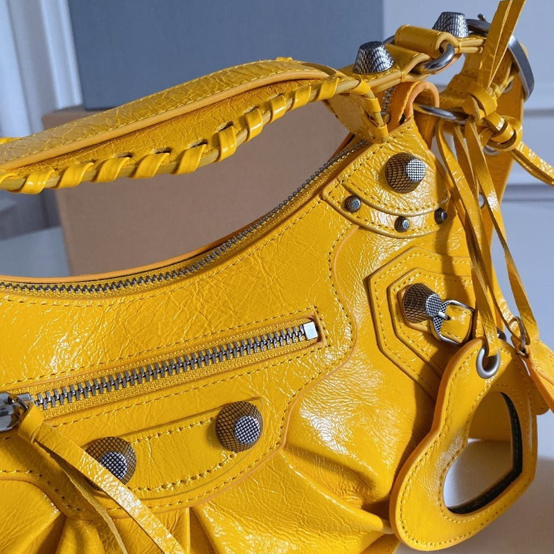 Bolso pequeño Le Cagole amarillo