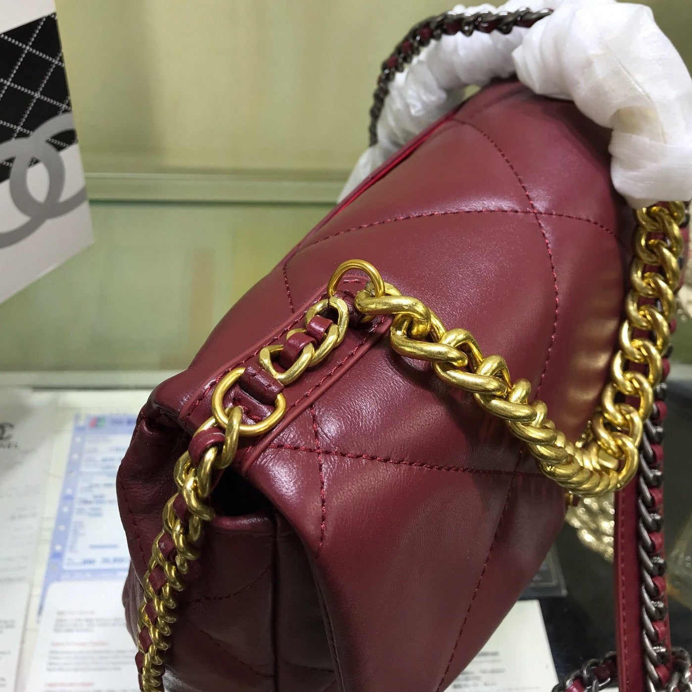 Flap Bag Marsala