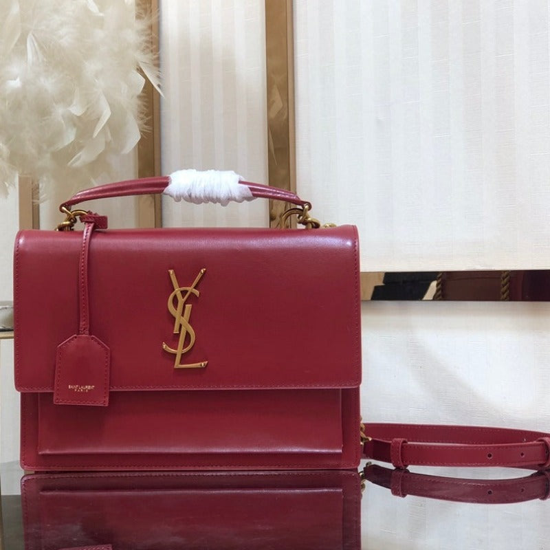 Sunset Top Handle Bag Red