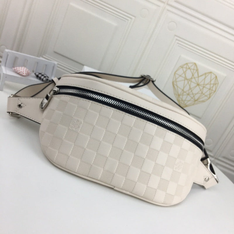 Campus Bumbag Damier Infini White