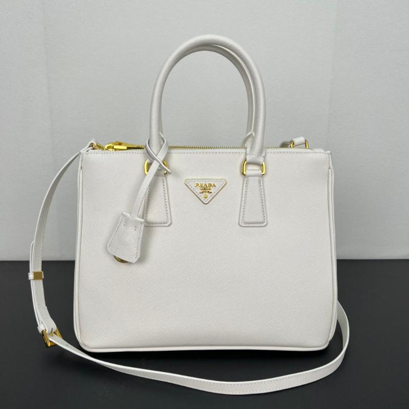 Galleria  Saffiano Leather Bag White