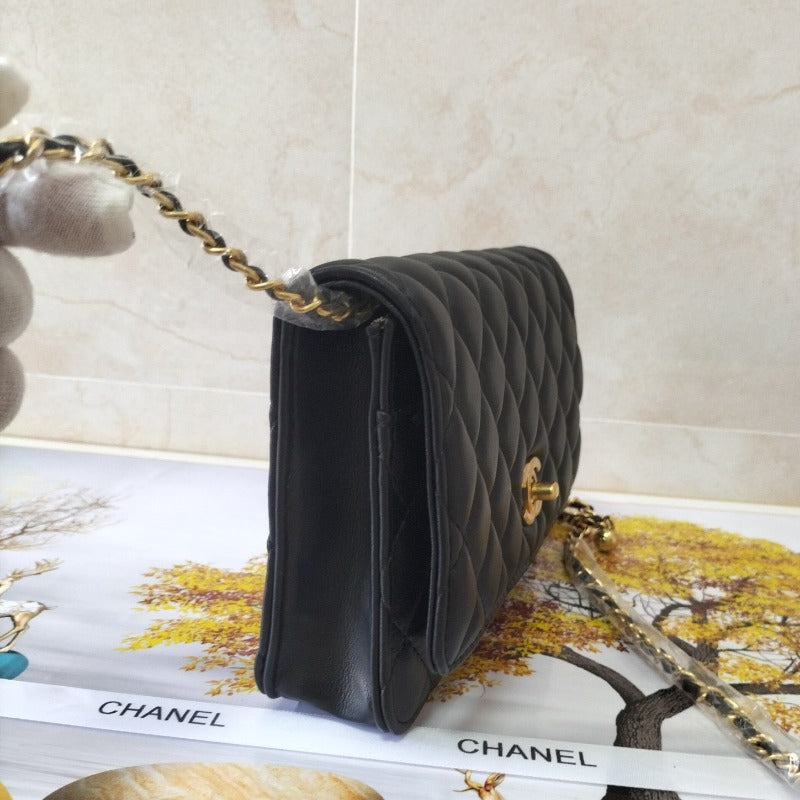 Classic Clutch Bag On Chain Black