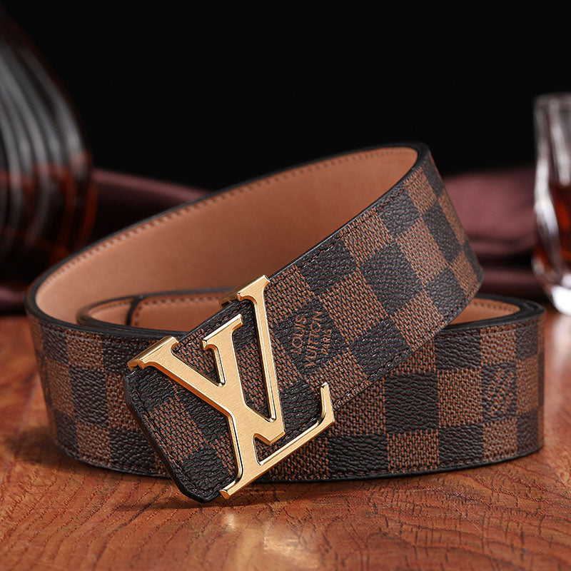 Monogram Belt Brown