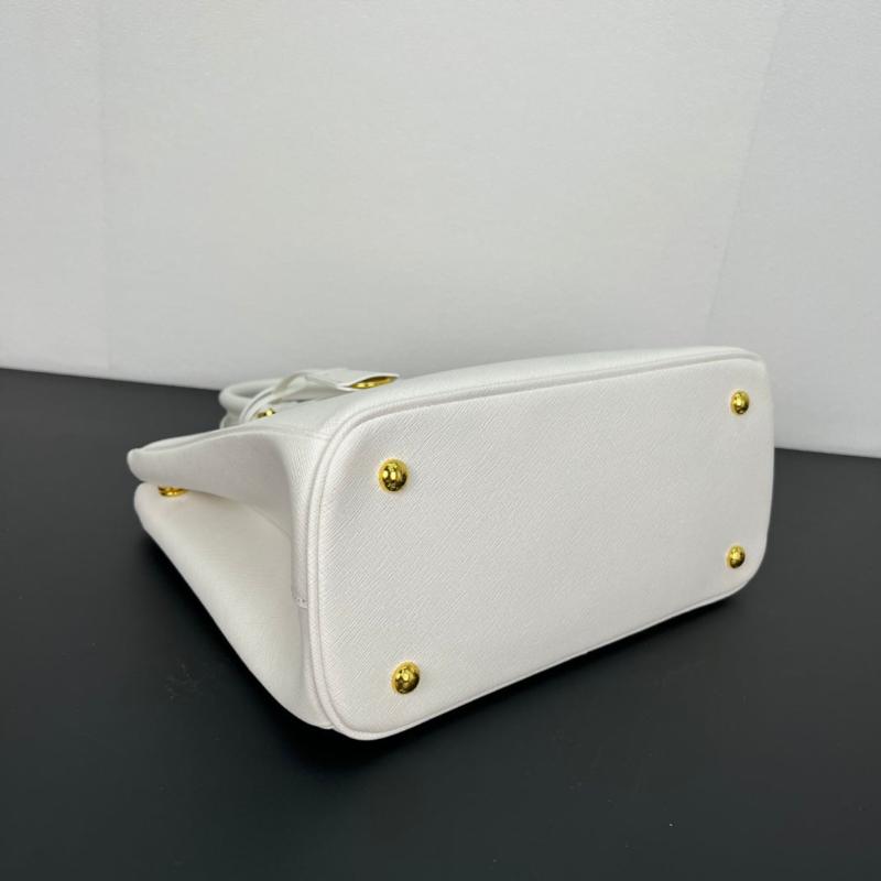 Galleria  Saffiano Leather Bag White