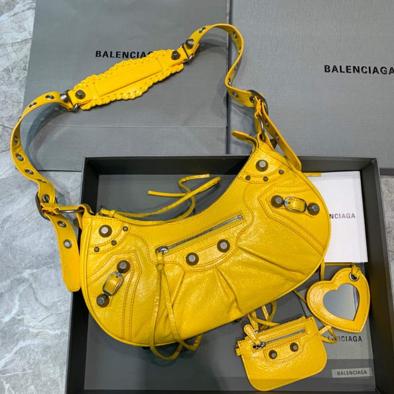 Bolso pequeño Le Cagole amarillo