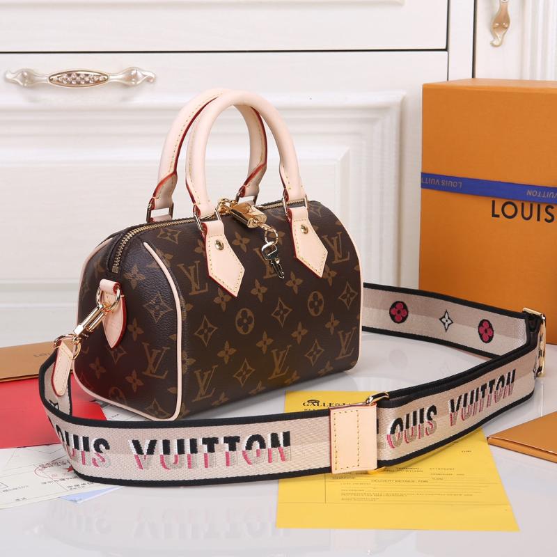 Speedy Monogram  Bandouliere 20 Brown