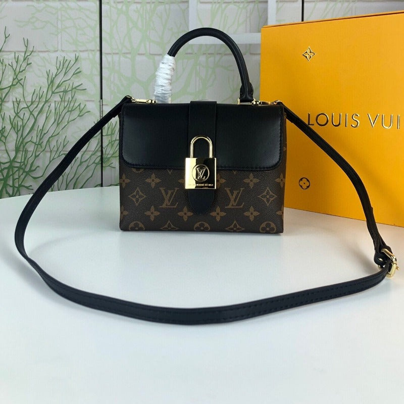 Locky Bb Lona Monogram Bag Black