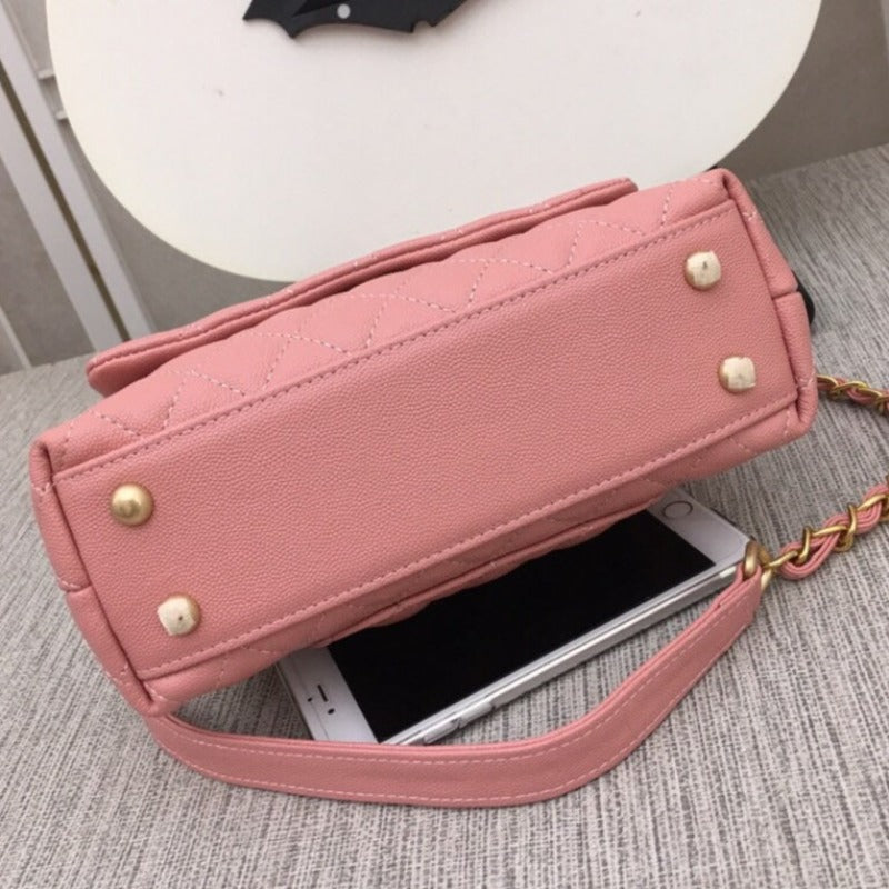 Coco Flap Bag Nude New