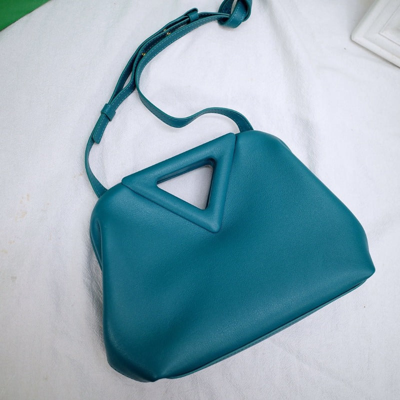 Triangle Shoulder Bag Turquoise