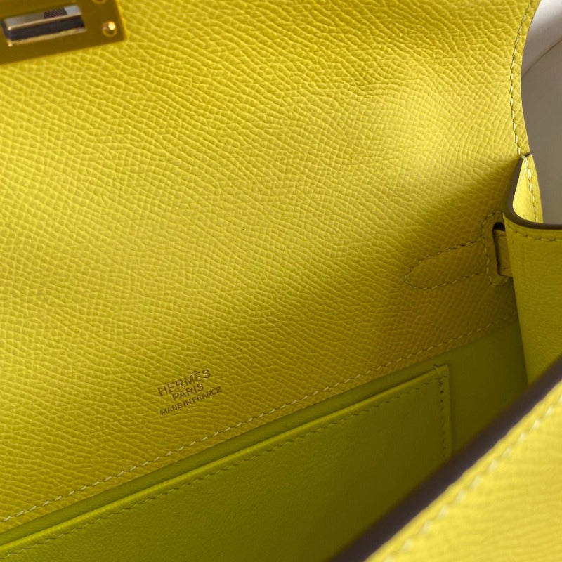 Kelly Pochette Handbag Yellow