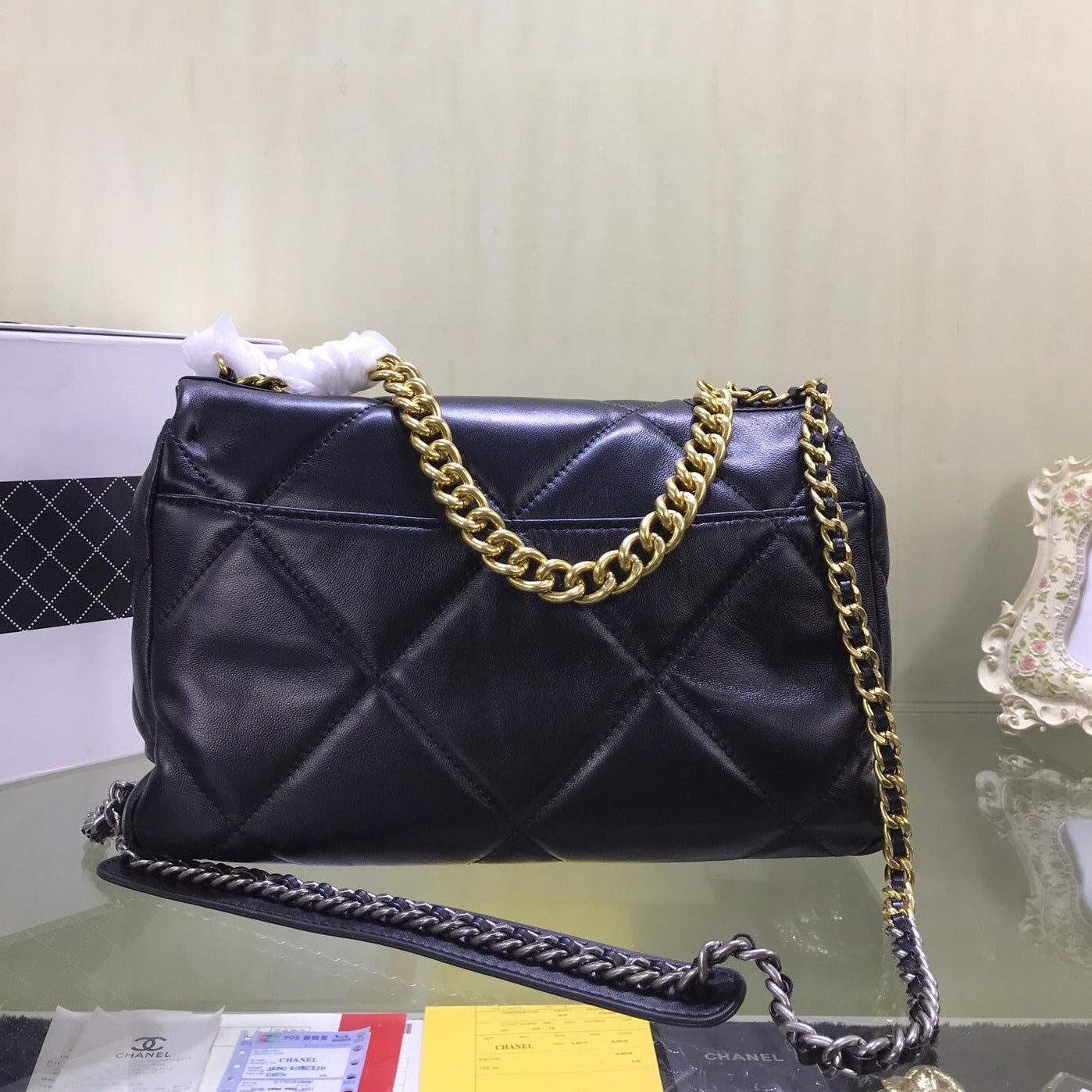 Flap Bag  19 Black