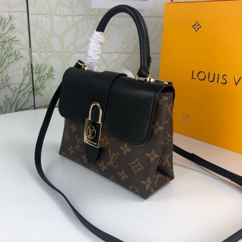 Locky Bb Lona Monogram Bag Black