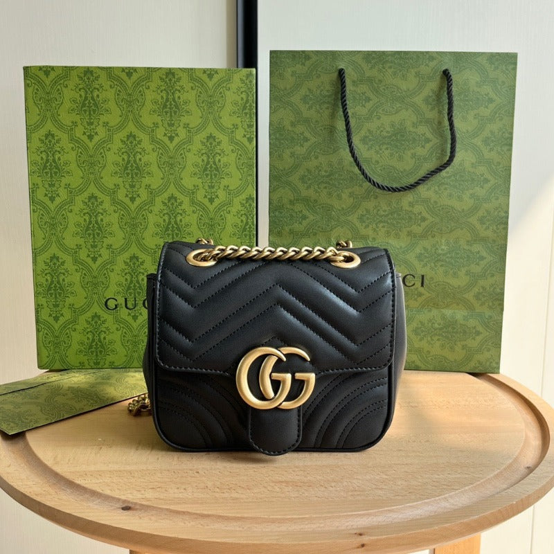 Mini Marmont Tasche Schwarz