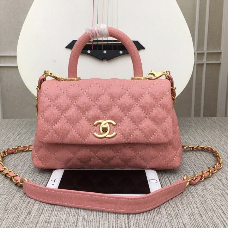 Coco Flap Bag Nude New