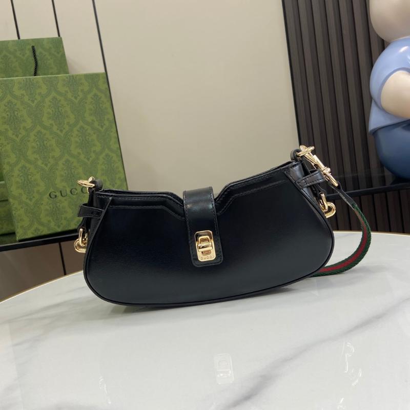 Small Moon Side shoulder bag Black New