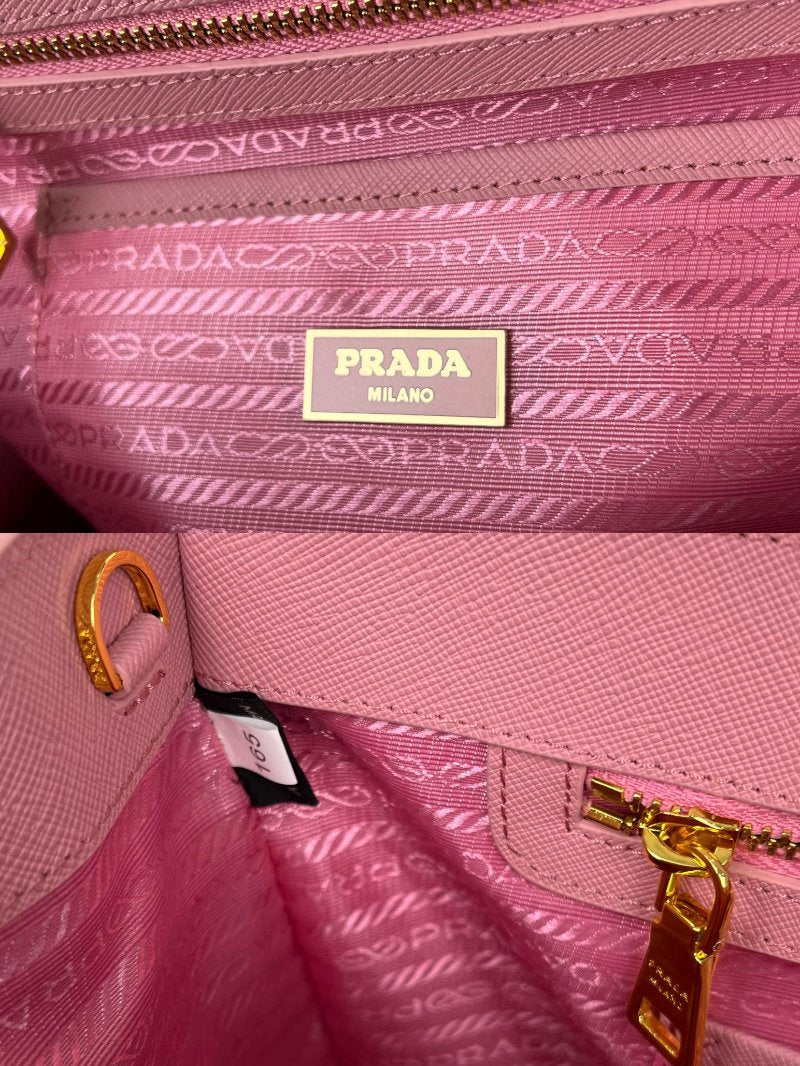 Galleria Saffiano Leather Bag Pink