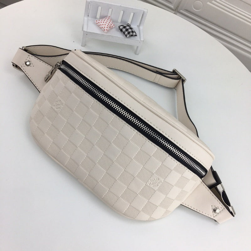 Campus Bumbag Damier Infini White