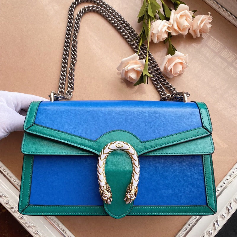 Dionysus Shoulder Bag Blue/Green