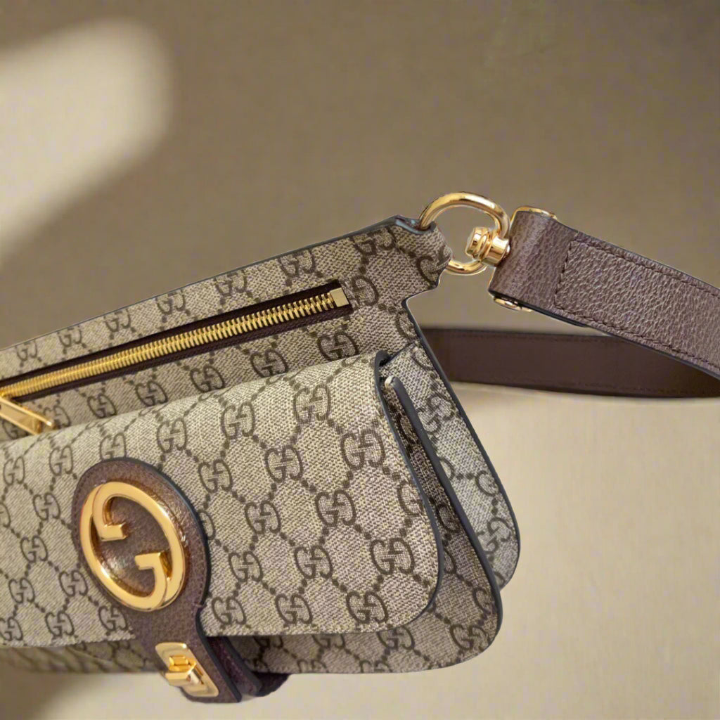 Blondie Canvas Belt Bag Brown