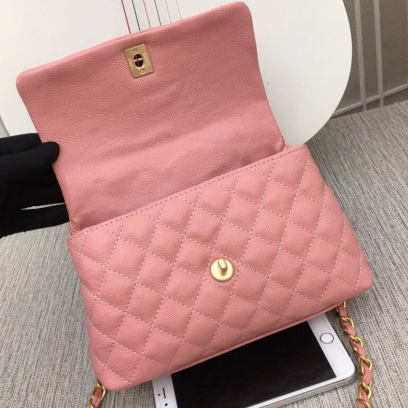 Coco Flap Bag Nude New