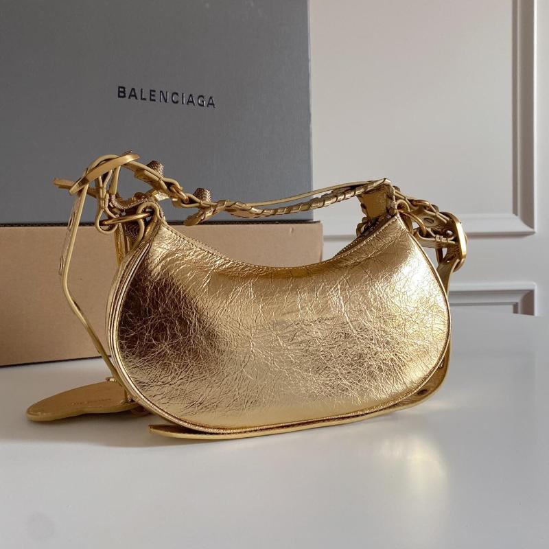 Kleine Tasche Le Cagole in Goldfarbe