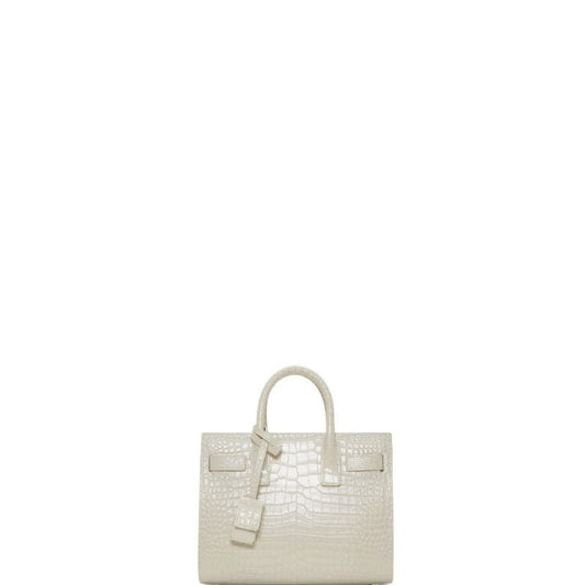 NANO CLASSIC SAC DE JOUR TASCHE CROC WEISS