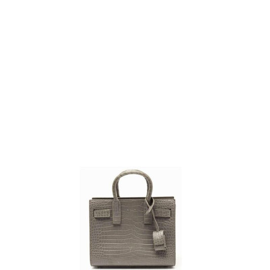 NANO CLASSIC SAC DE JOUR BAG CROC GRAU