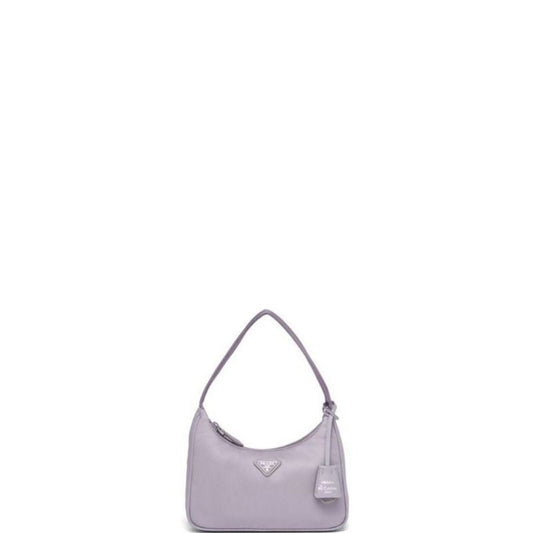 Vintage Nylon Hobo Bag Lilac