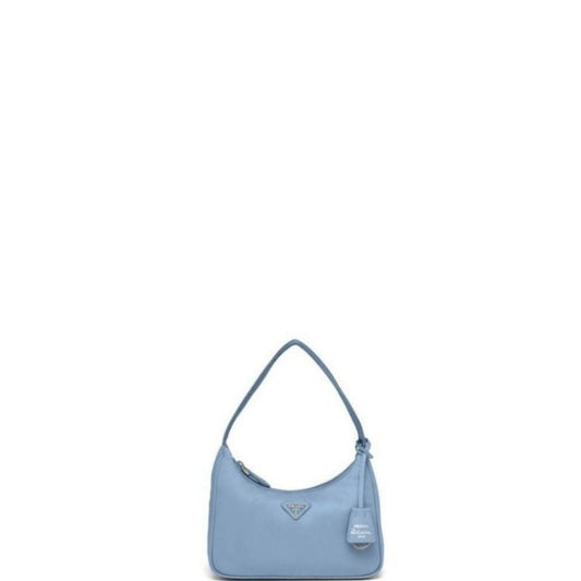 Vintage Nylon Hobo Bag Blue