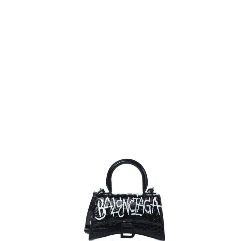 Hourglass Graffiti Bag Black