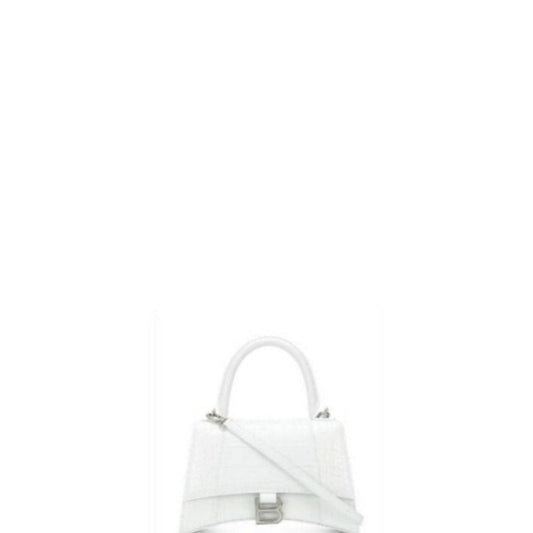 Handbag Crocodile Embossed  White